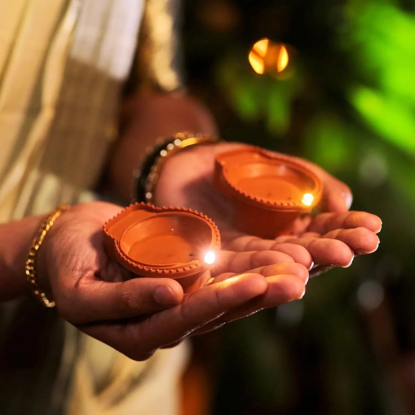 Water Sensor Diya for Diwali Decoration Item for Home Decor and Diwali Gift (6 Pcs, 12 Pcs & 24 Pcs)
